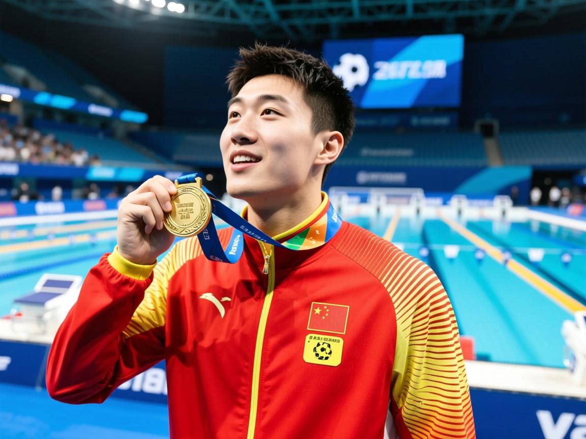 中国男子游泳队员意外斩获奖牌  第2张